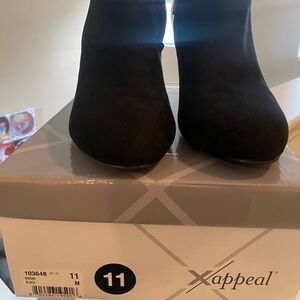 Xappeal Sleek Black Booties